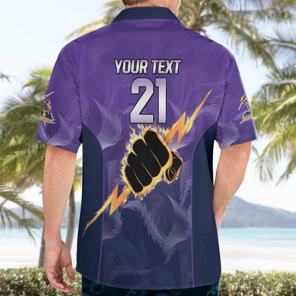 NRL Storm Custom Hawaiian Shirt Minimalism Style - Vibe Hoodie Shop