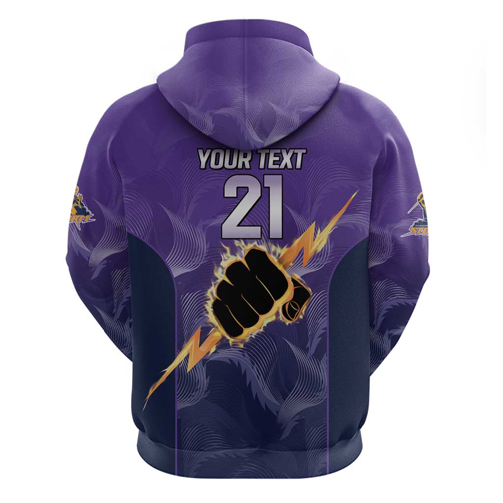 NRL Storm Custom Hoodie Minimalism Style LT9 - Vibe Hoodie Shop