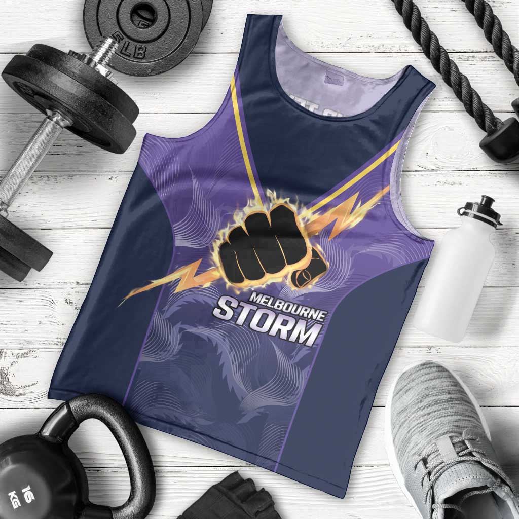 NRL Storm Custom Men Tank Top Minimalism Style - Vibe Hoodie Shop