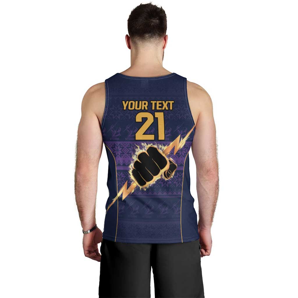 NRL Storm Christmas Custom Men Tank Top Minimalism Style - Vibe Hoodie Shop