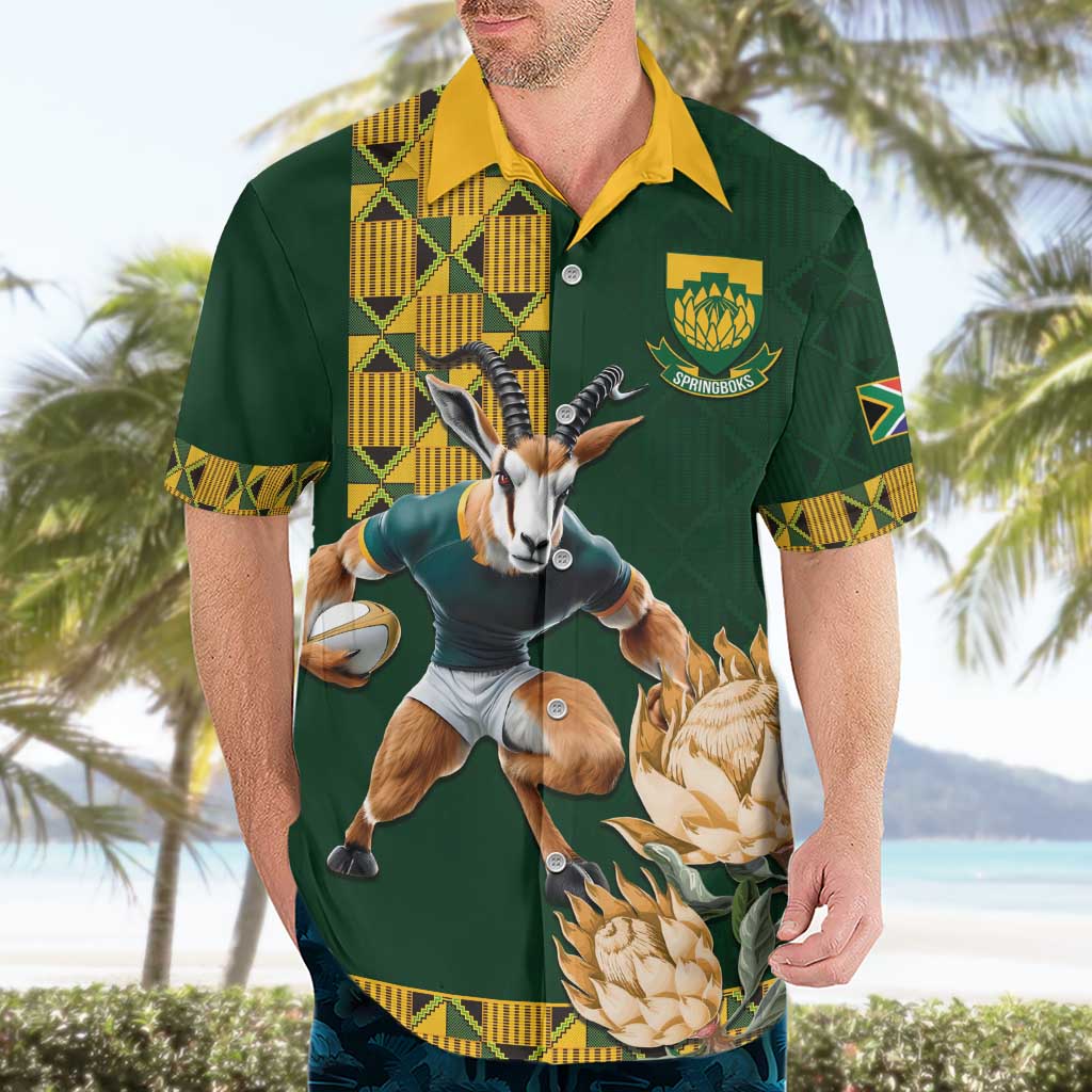 South Africa Rugby History World Champions Hawaiian Shirt Springboks Make History - Vibe Hoodie Shop