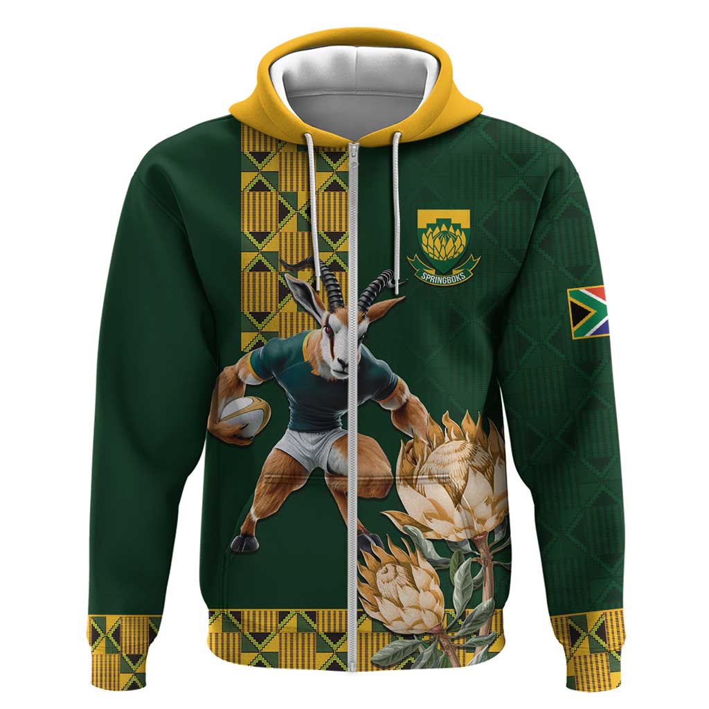 South Africa Rugby History World Champions Hoodie Springboks Make History LT9 - Vibe Hoodie Shop