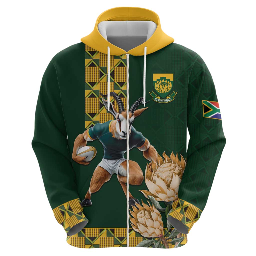 South Africa Rugby History World Champions Hoodie Springboks Make History LT9 - Vibe Hoodie Shop