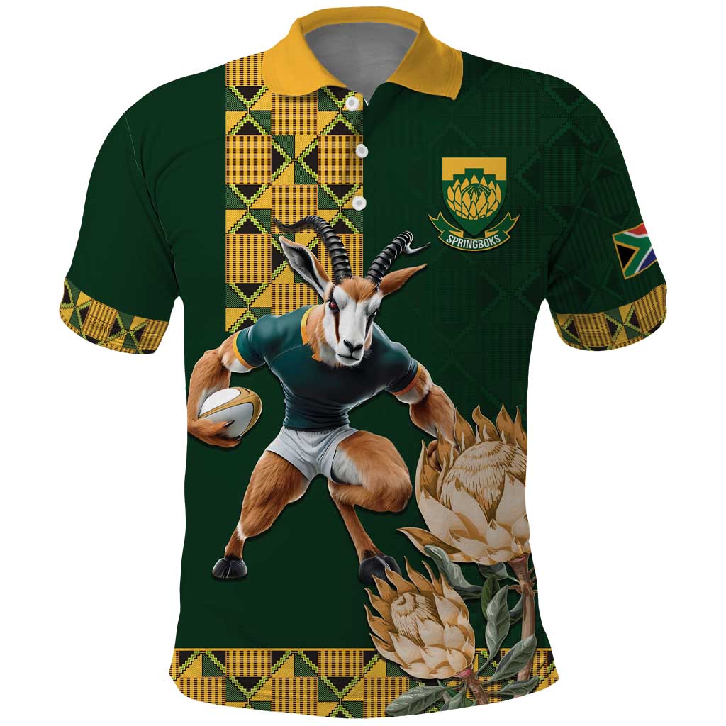 South Africa Rugby History World Champions Polo Shirt Springboks Make History LT9 - Vibe Hoodie Shop