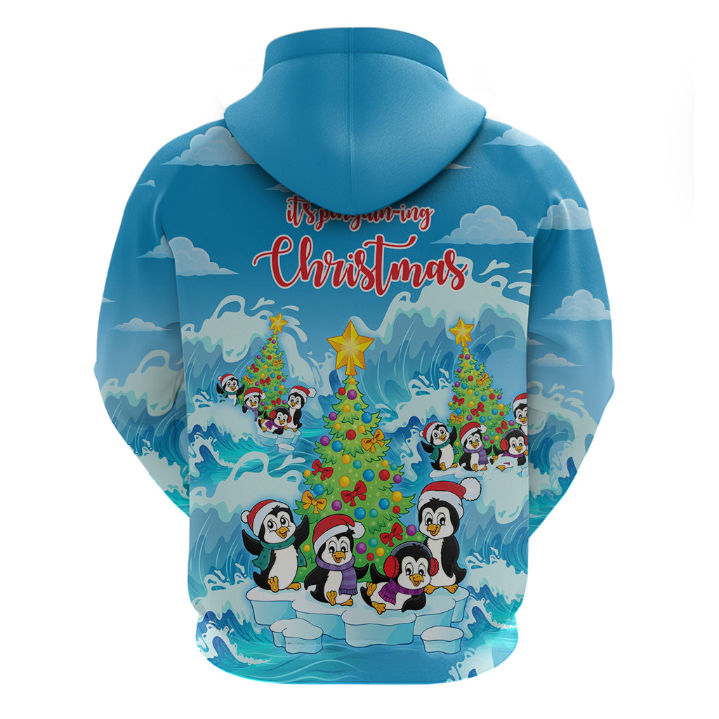 Its Penguin-ing To Look A Lot Like Christmas Hoodie LT9 - Vibe Hoodie Shop