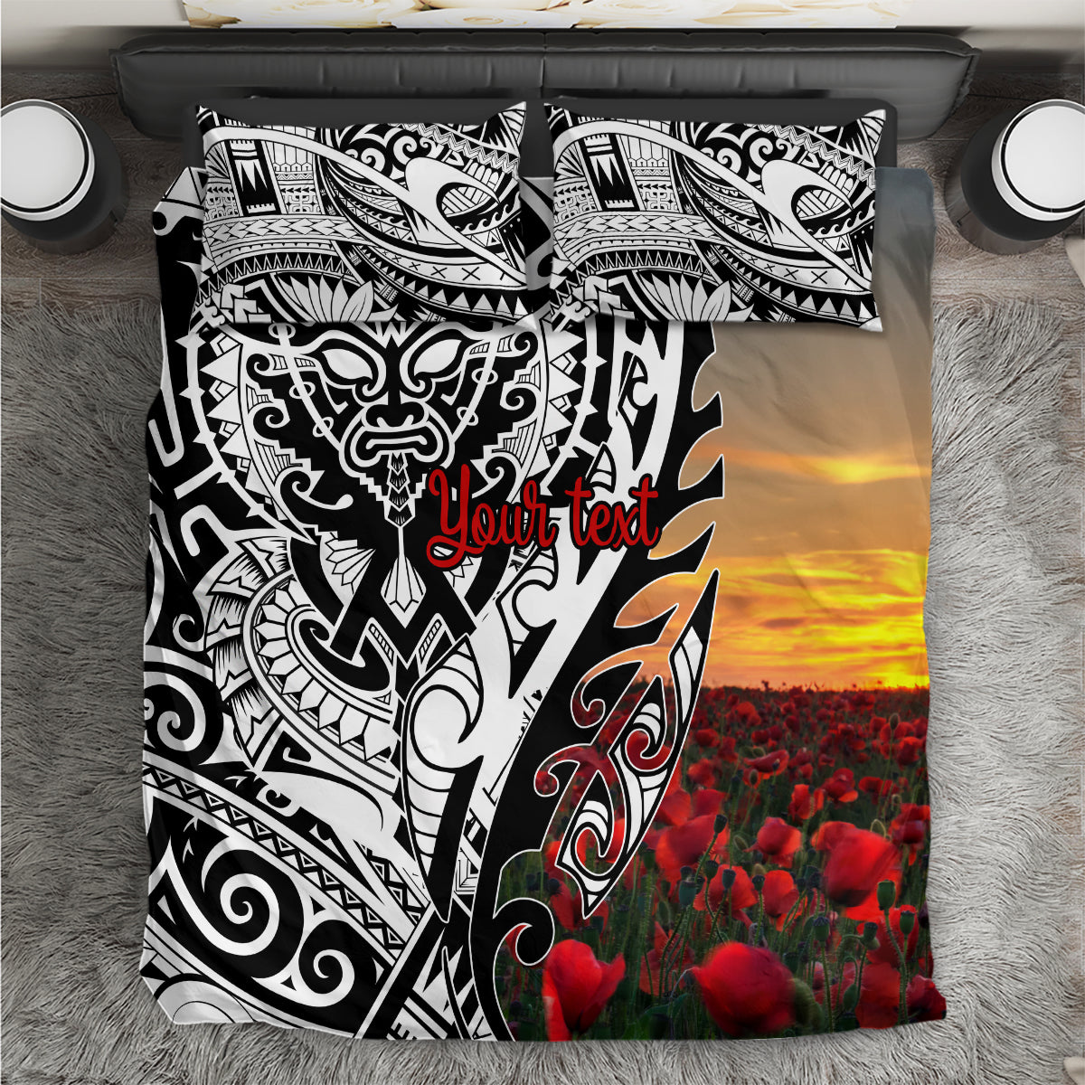 Personalised New Zealand Waitangi and ANZAC day Bedding Set - Vibe Hoodie Shop