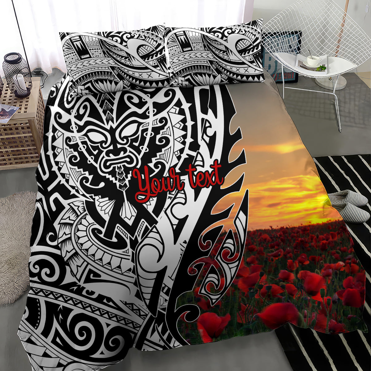 Personalised New Zealand Waitangi and ANZAC day Bedding Set - Vibe Hoodie Shop