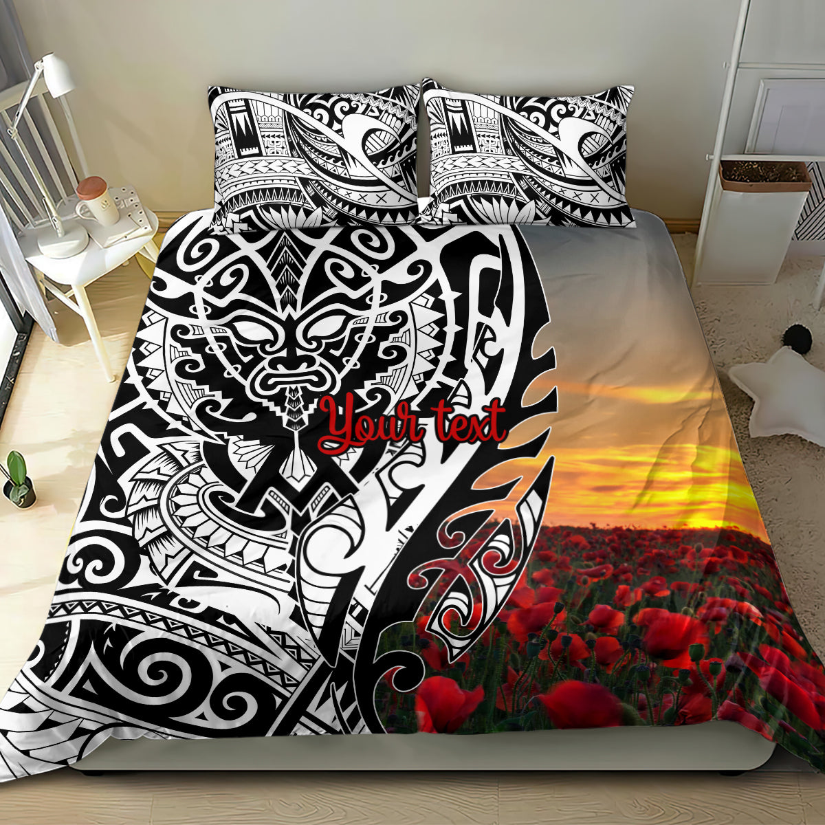 Personalised New Zealand Waitangi and ANZAC day Bedding Set - Vibe Hoodie Shop