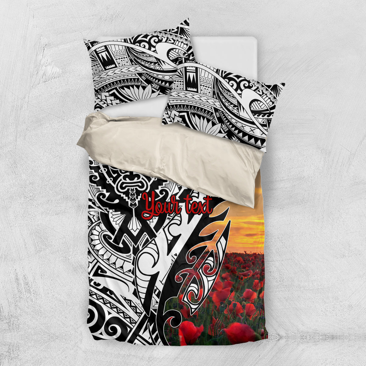 Personalised New Zealand Waitangi and ANZAC day Bedding Set - Vibe Hoodie Shop