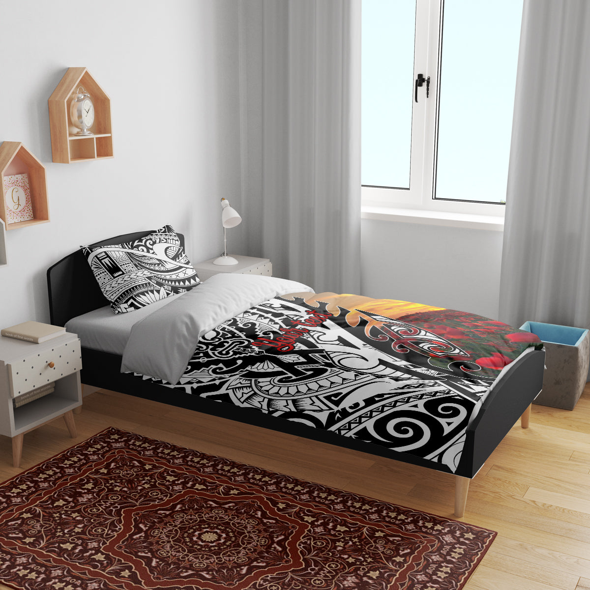 Personalised New Zealand Waitangi and ANZAC day Bedding Set - Vibe Hoodie Shop
