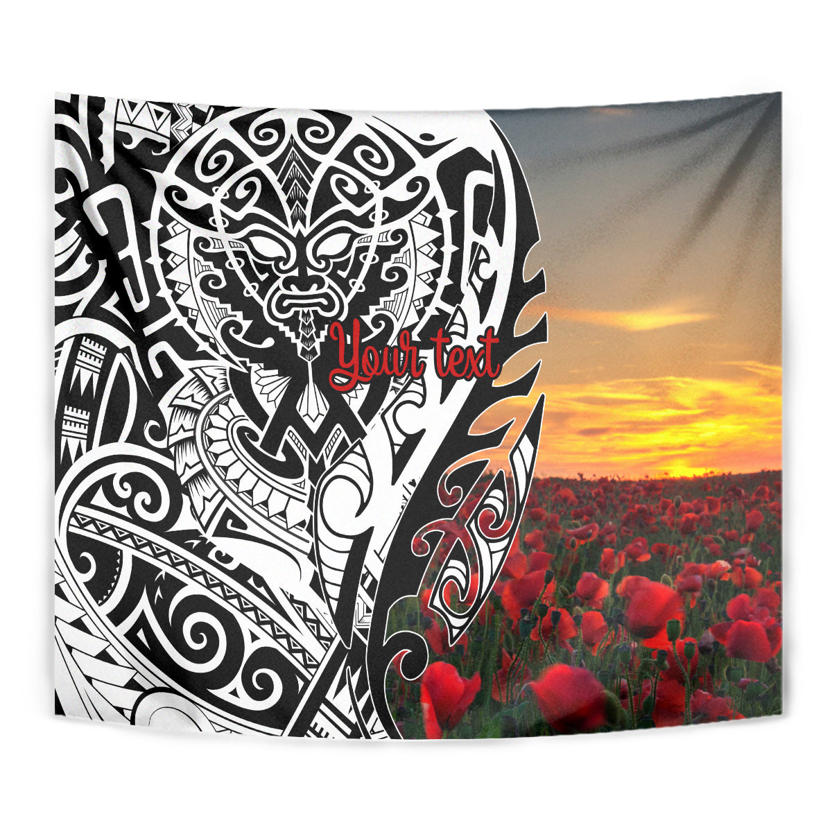 Personalised New Zealand Waitangi and ANZAC day Tapestry - Vibe Hoodie Shop