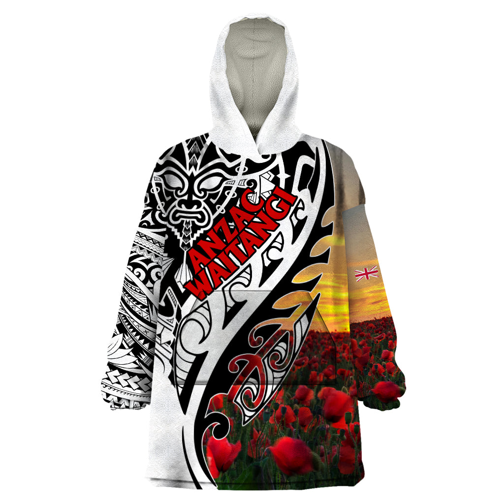 Personalised New Zealand Waitangi and ANZAC day Wearable Blanket Hoodie - Vibe Hoodie Shop