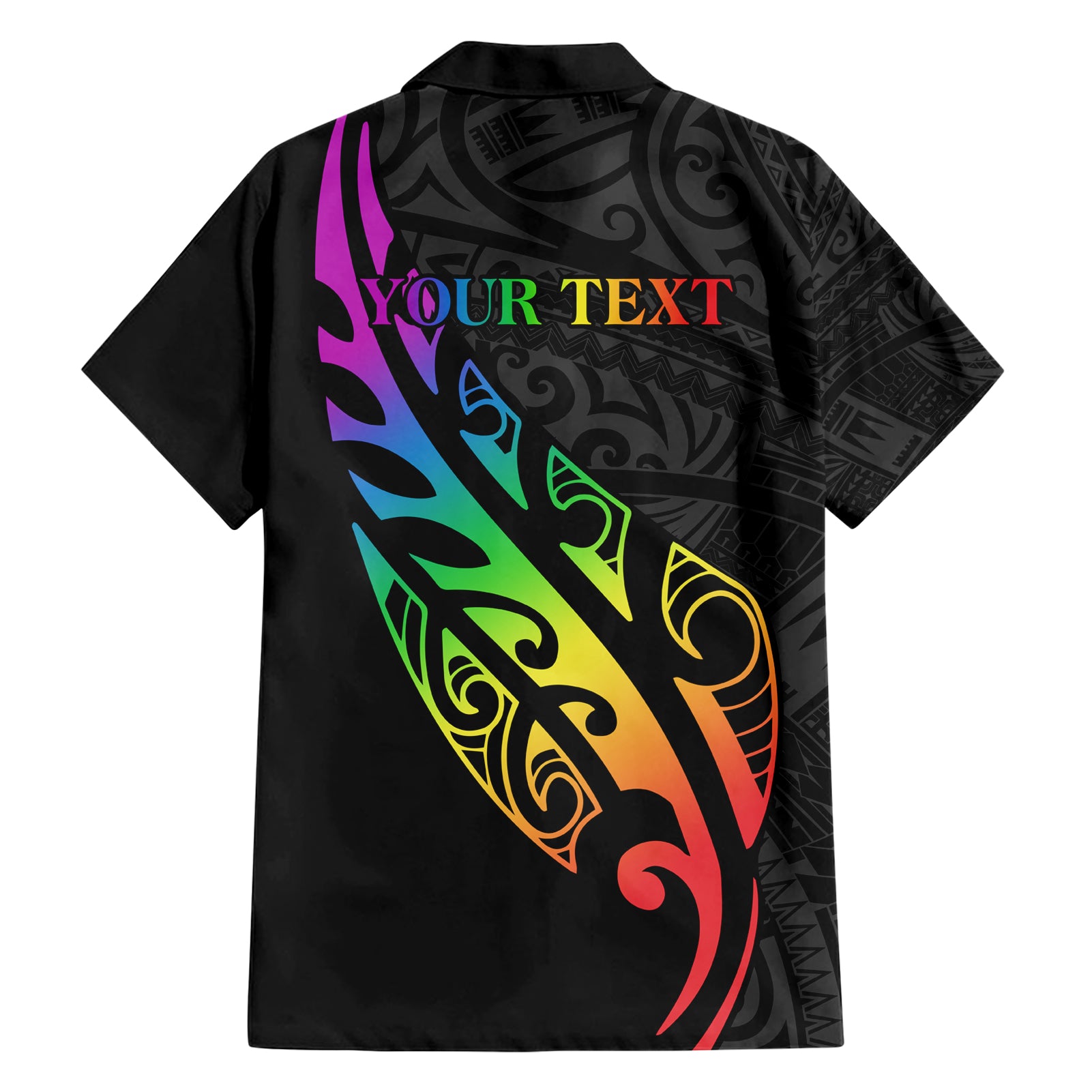 Personalised New Zealand Wellington Pride Hawaiian Shirt Maori Fern with Pride Flag 2024 - Vibe Hoodie Shop