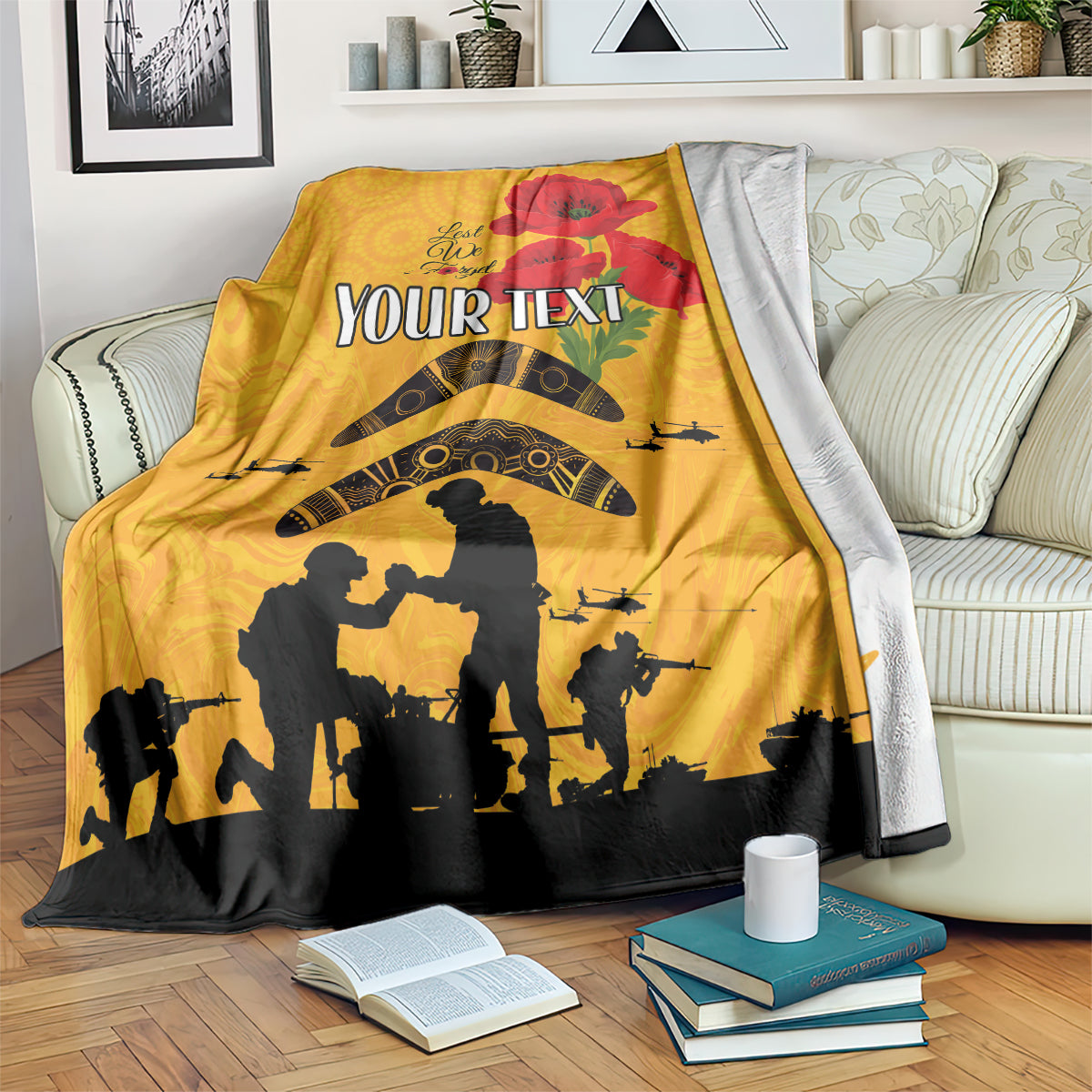 Australia Matildas Soccer ANZAC Custom Blanket Gallipoli Soldier With Aboriginal Dots Art - Vibe Hoodie Shop