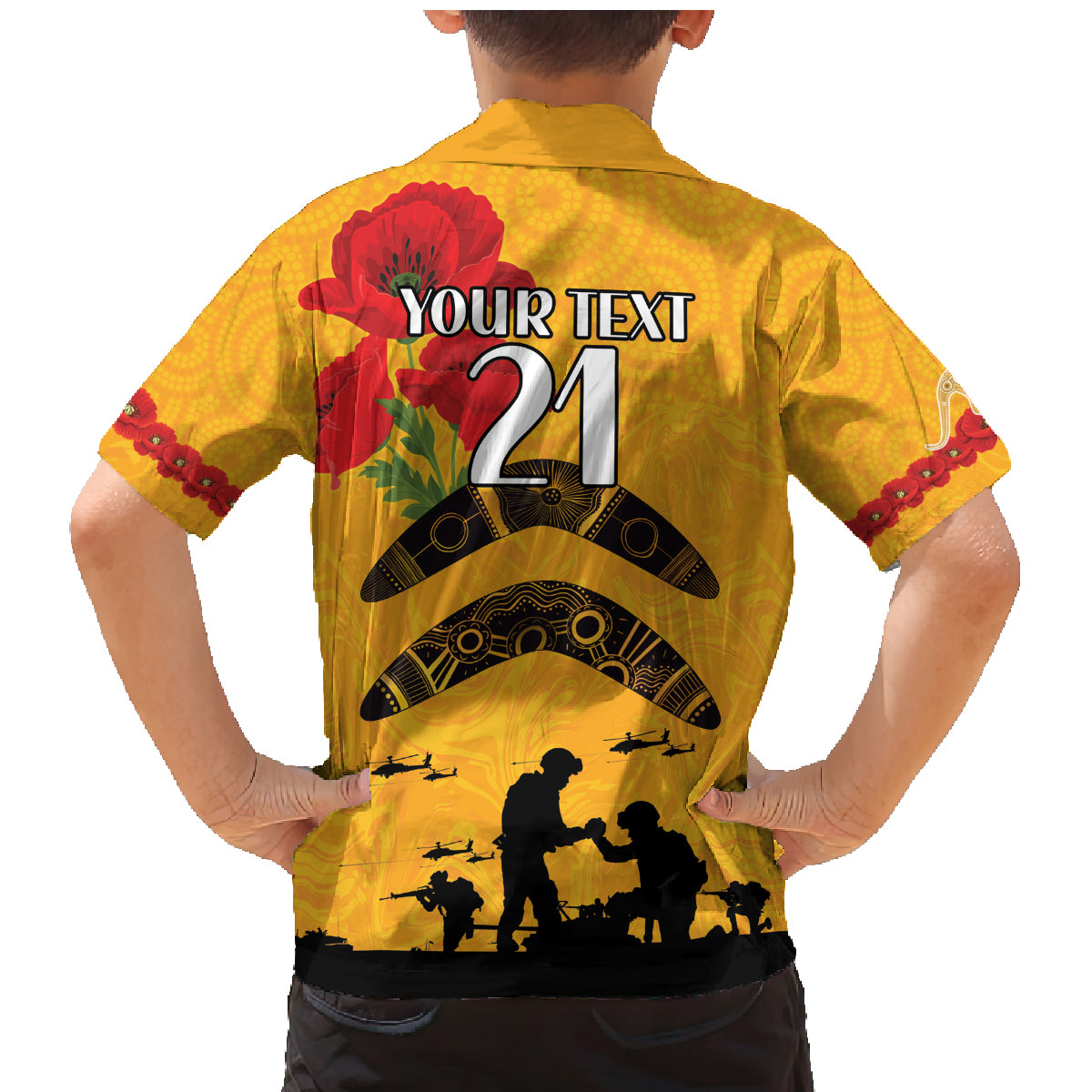 Australia Matildas Soccer ANZAC Custom Family Matching Mermaid Dress and Hawaiian Shirt Gallipoli Soldier With Aboriginal Dots Art