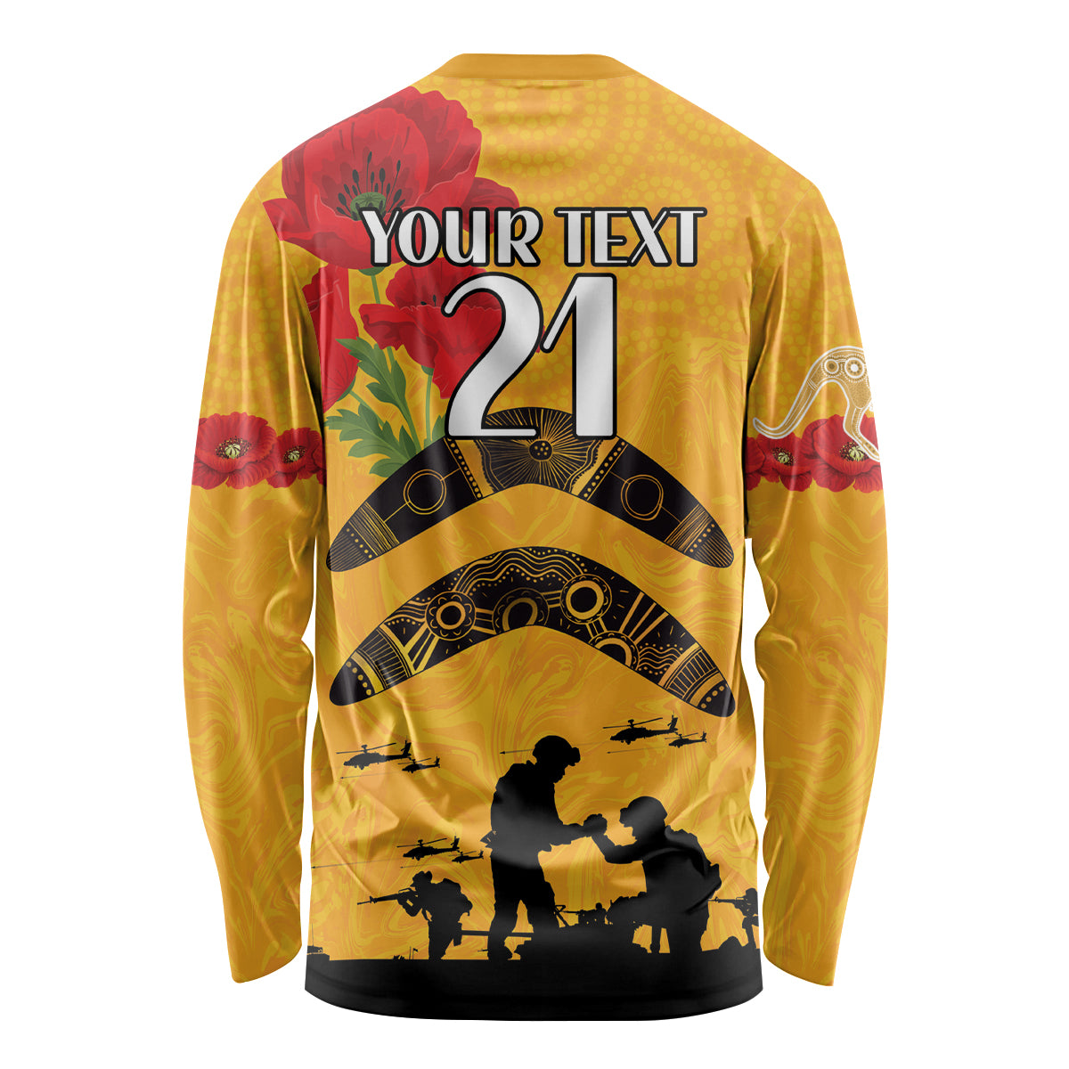 Australia Matildas Soccer ANZAC Custom Long Sleeve Shirt Gallipoli Soldier With Aboriginal Dots Art - Vibe Hoodie Shop