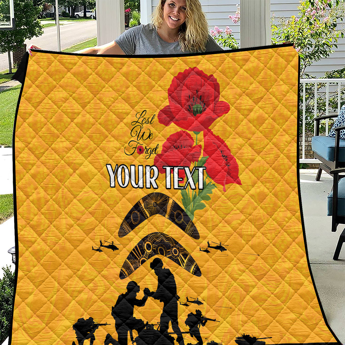 Australia Matildas Soccer ANZAC Custom Quilt Gallipoli Soldier With Aboriginal Dots Art - Vibe Hoodie Shop
