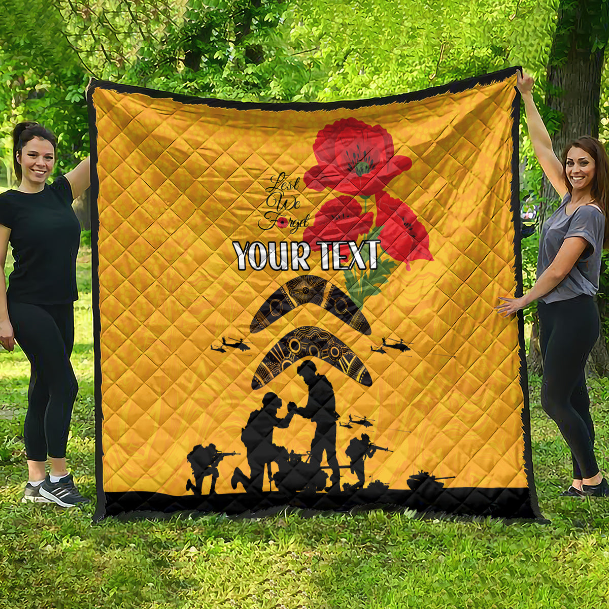 Australia Matildas Soccer ANZAC Custom Quilt Gallipoli Soldier With Aboriginal Dots Art - Vibe Hoodie Shop