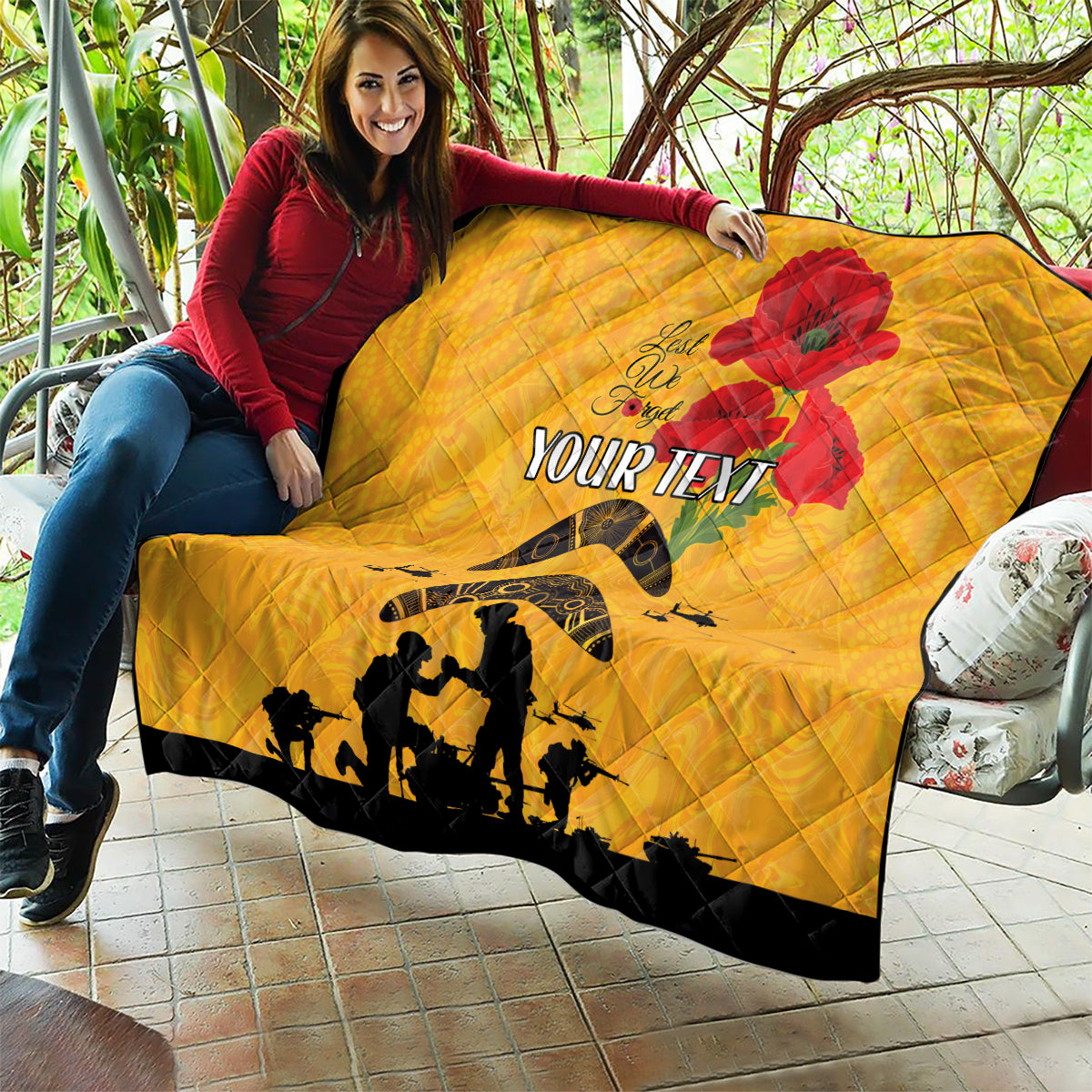 Australia Matildas Soccer ANZAC Custom Quilt Gallipoli Soldier With Aboriginal Dots Art - Vibe Hoodie Shop