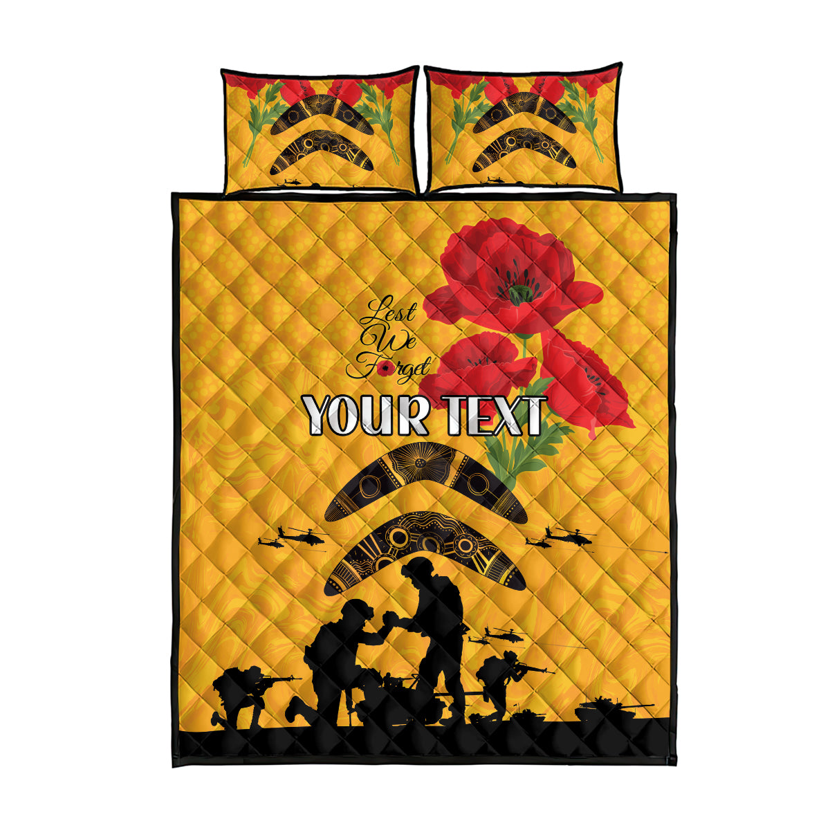 Australia Matildas Soccer ANZAC Custom Quilt Bed Set Gallipoli Soldier With Aboriginal Dots Art - Vibe Hoodie Shop