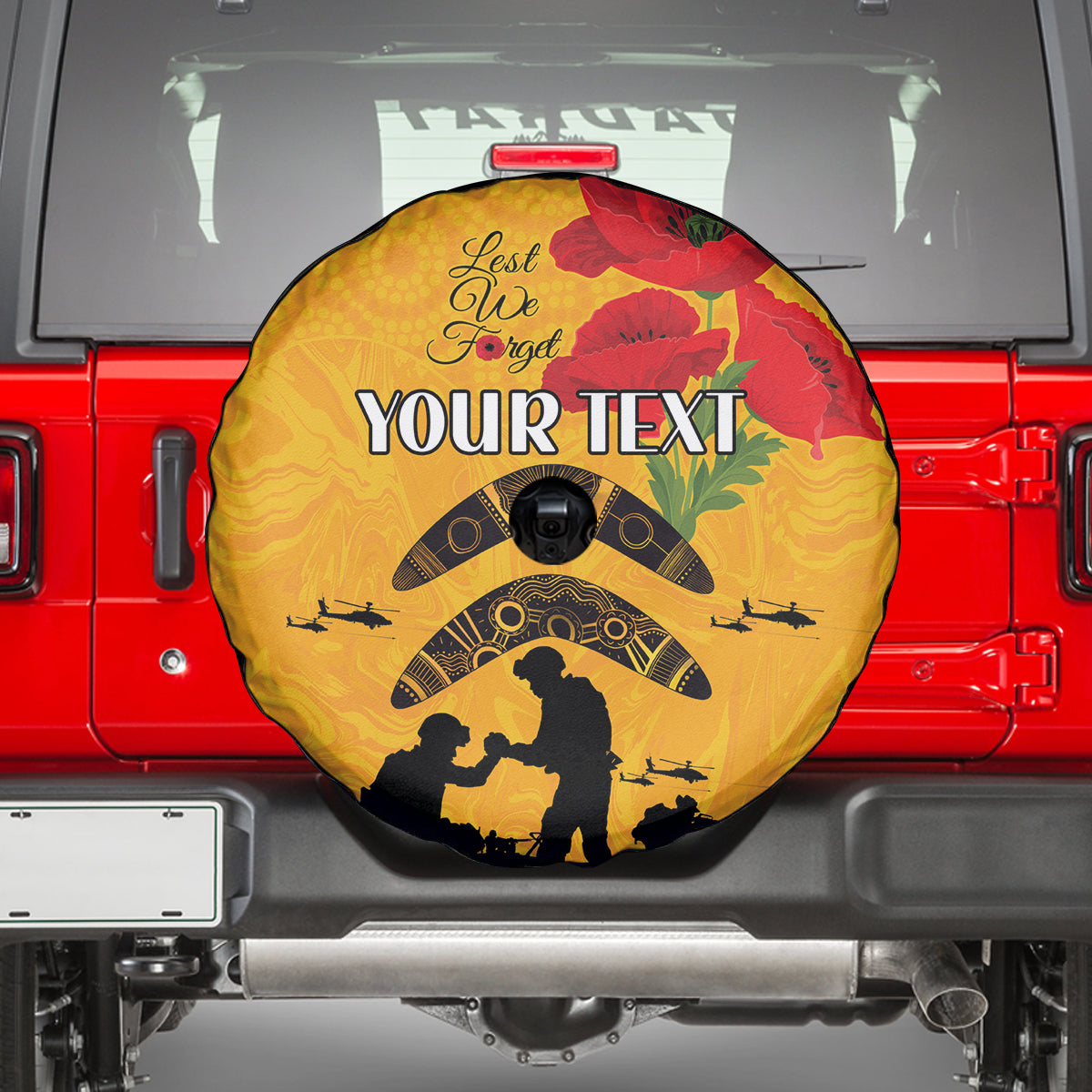 Australia Matildas Soccer ANZAC Custom Spare Tire Cover Gallipoli Soldier With Aboriginal Dots Art - Vibe Hoodie Shop