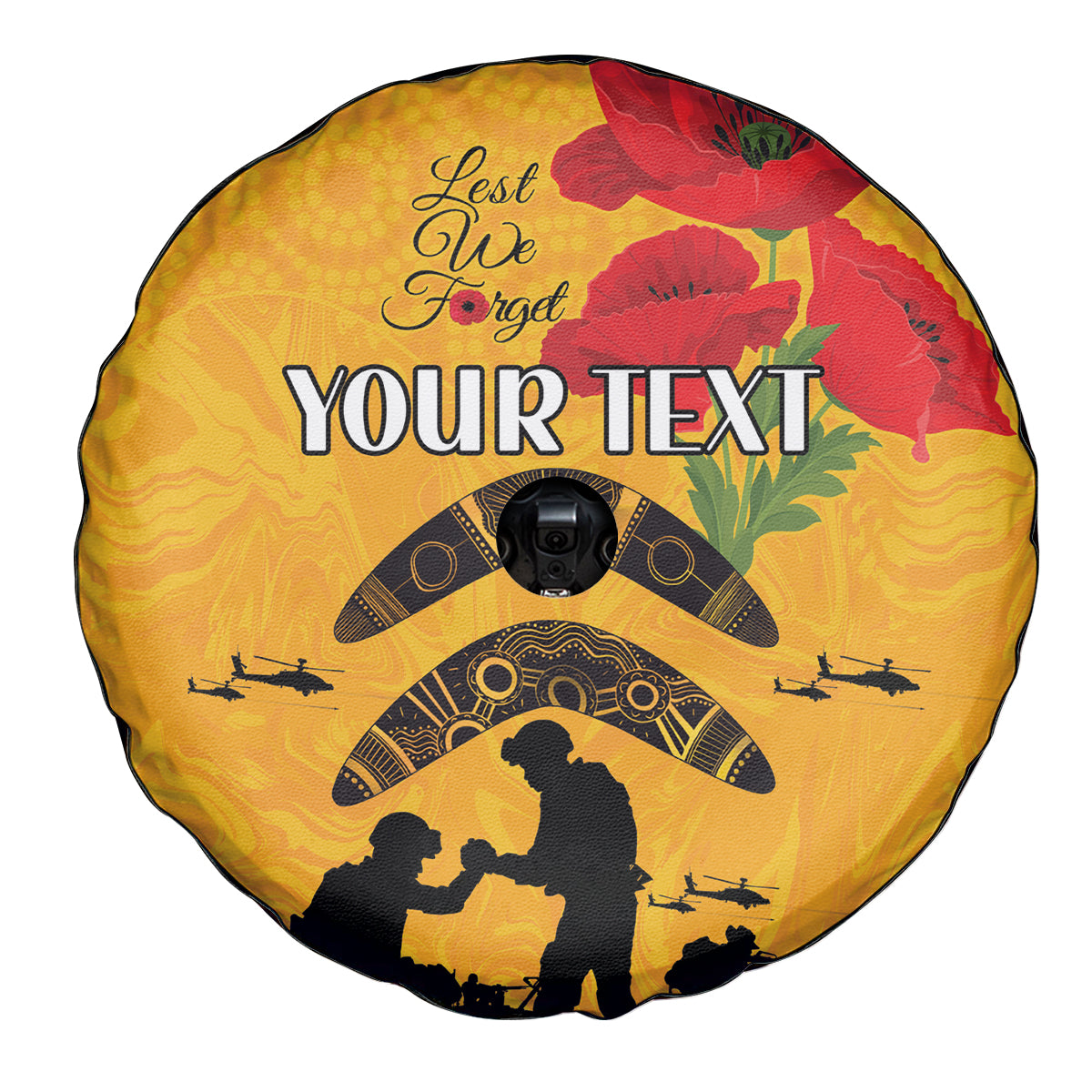 Australia Matildas Soccer ANZAC Custom Spare Tire Cover Gallipoli Soldier With Aboriginal Dots Art - Vibe Hoodie Shop
