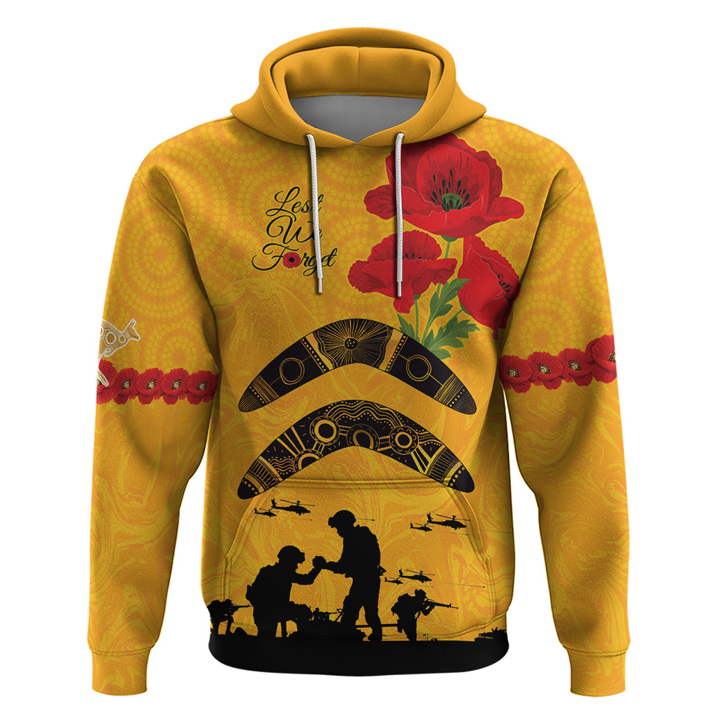 Australia Matildas Soccer ANZAC Custom Zip Hoodie Gallipoli Soldier With Aboriginal Dots Art - Vibe Hoodie Shop