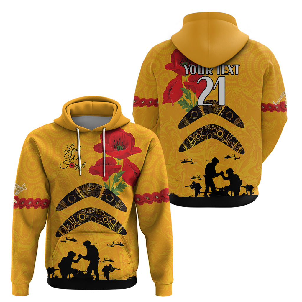 Australia Matildas Soccer ANZAC Custom Zip Hoodie Gallipoli Soldier With Aboriginal Dots Art - Vibe Hoodie Shop