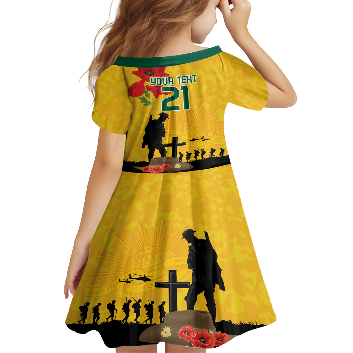 Australia Socceroos Soccer ANZAC Custom Family Matching Puletasi and Hawaiian Shirt Gallipoli Soldier With Camouflage Art