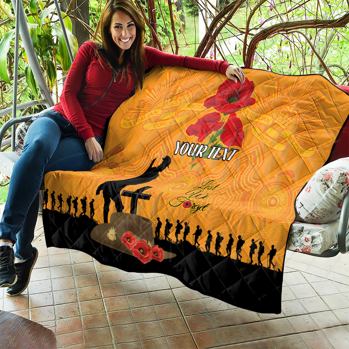 Australia Wallabies Rugby ANZAC Custom Quilt Gallipoli Soldier With Aboriginal Dots Art - Vibe Hoodie Shop