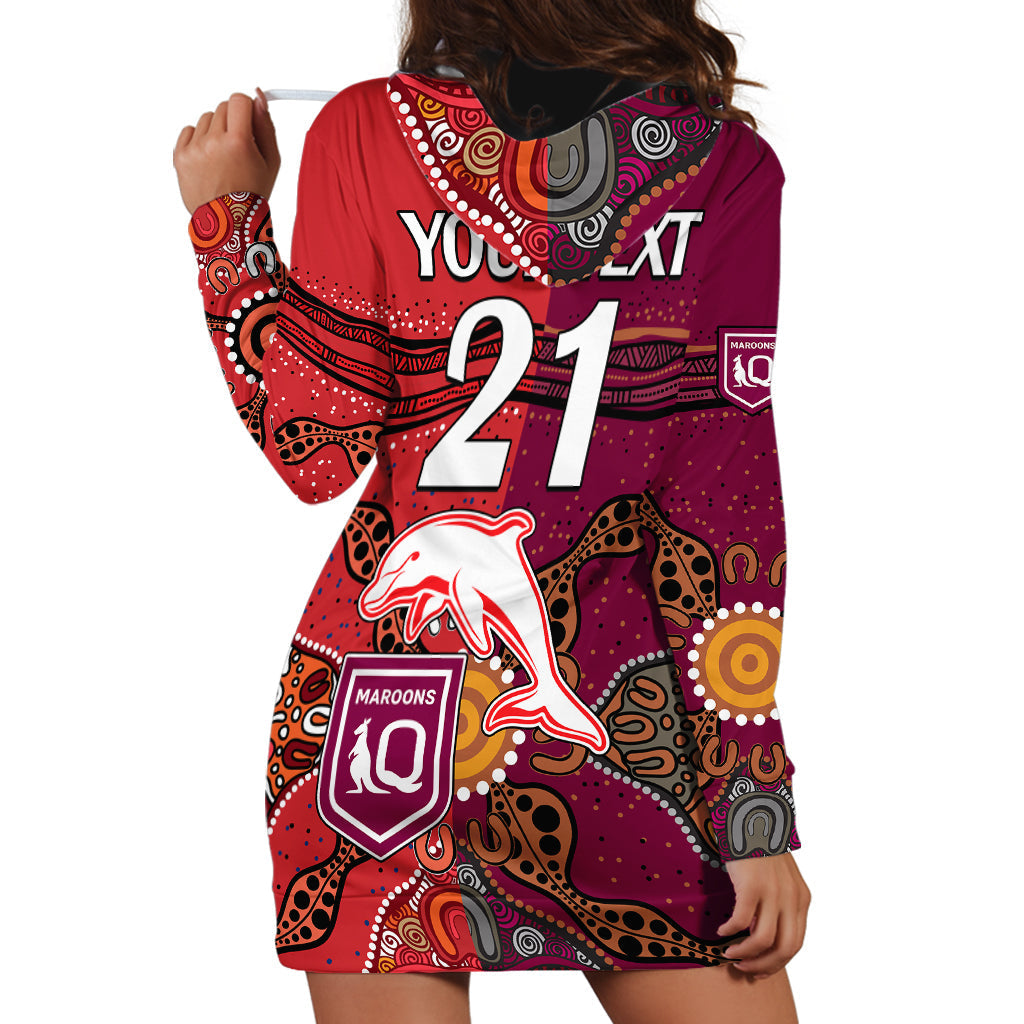 custom-text-and-number-nrl-dolphins-combine-queensland-origin-hoodie-dress-aboriginal-2023