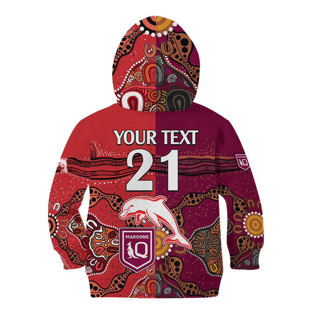 custom-text-and-number-nrl-dolphins-combine-queensland-origin-kid-hoodie-aboriginal-2023