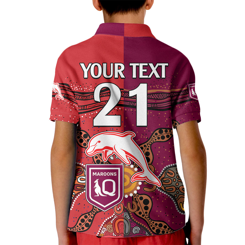 custom-text-and-number-nrl-dolphins-combine-queensland-origin-kid-polo-shirt-aboriginal-2023