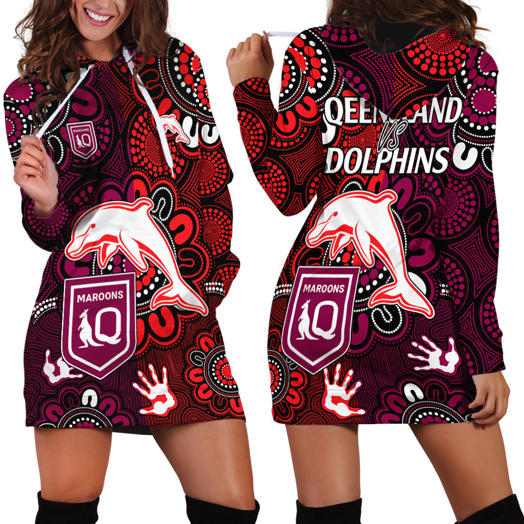 nrl-dolphins-combine-queensland-origin-hoodie-dress-indigenous-aboriginal-style