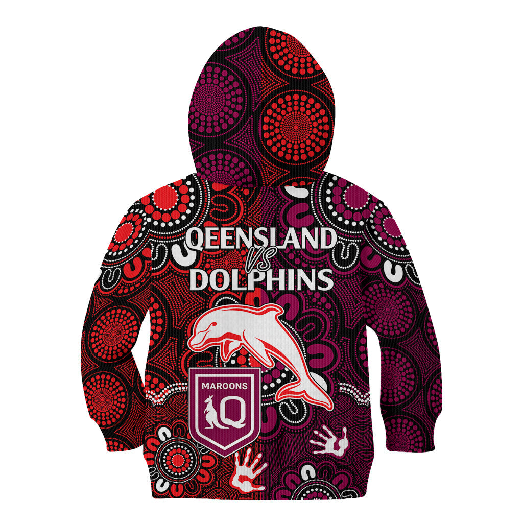 nrl-dolphins-combine-queensland-origin-kid-hoodie-indigenous-aboriginal-style