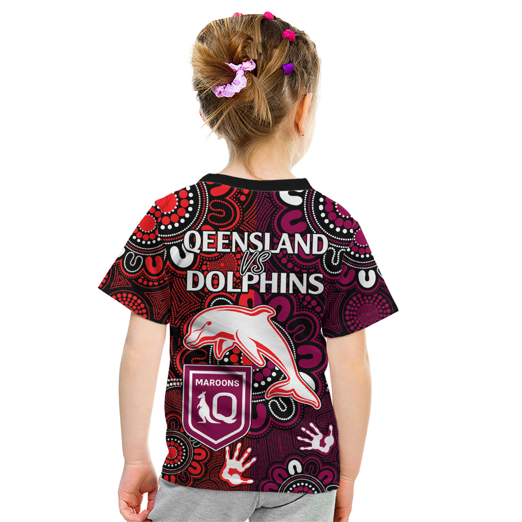 nrl-dolphins-combine-queensland-origin-kid-t-shirt-indigenous-aboriginal-style