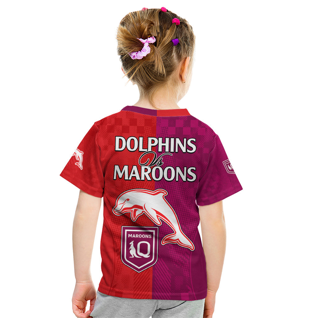 nrl-dolphins-combine-queensland-origin-kid-t-shirt-sporty-style-2023