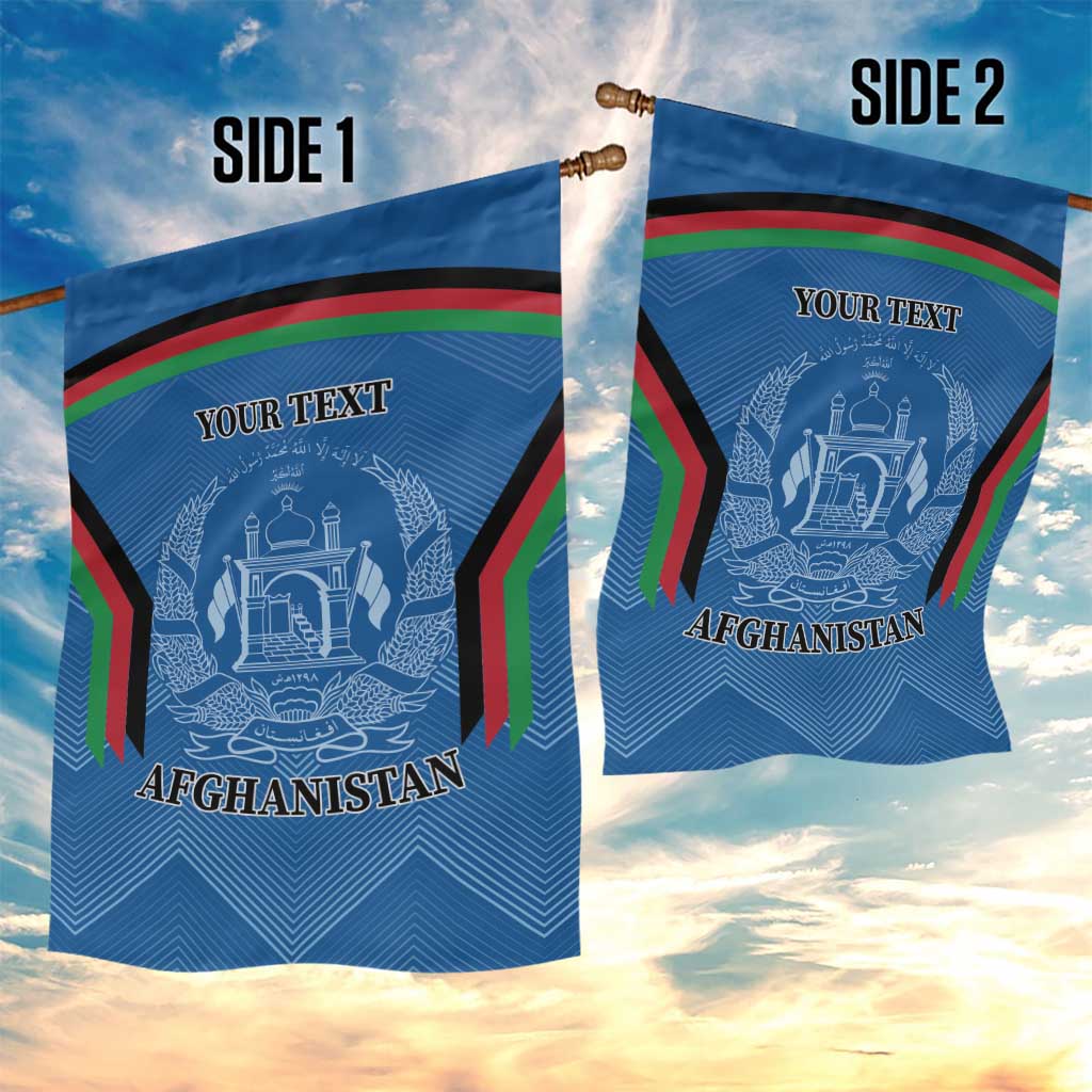 Custom Afghanistan Cricket Garden Flag Afghan Coat Of Arm with Special Flag - Vibe Hoodie Shop