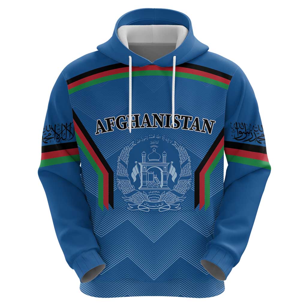 Custom Afghanistan Cricket Hoodie Afghan Coat Of Arm with Special Flag LT9 - Vibe Hoodie Shop