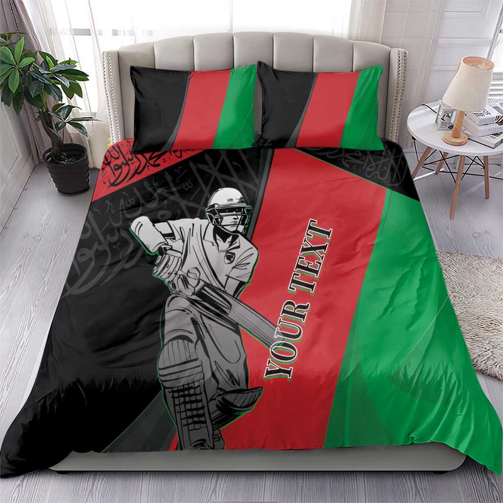 Custom Afghanistan Cricket Bedding Set Sporty Version - Vibe Hoodie Shop