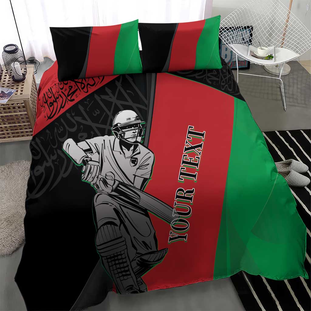 Custom Afghanistan Cricket Bedding Set Sporty Version - Vibe Hoodie Shop