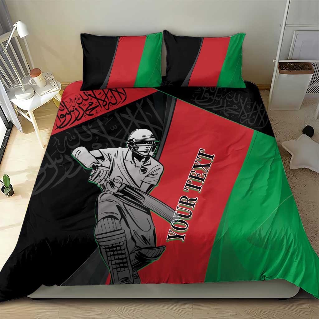 Custom Afghanistan Cricket Bedding Set Sporty Version - Vibe Hoodie Shop