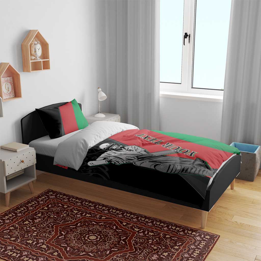 Custom Afghanistan Cricket Bedding Set Sporty Version - Vibe Hoodie Shop