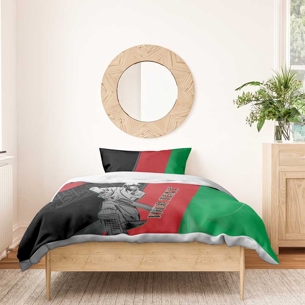 Custom Afghanistan Cricket Bedding Set Sporty Version - Vibe Hoodie Shop