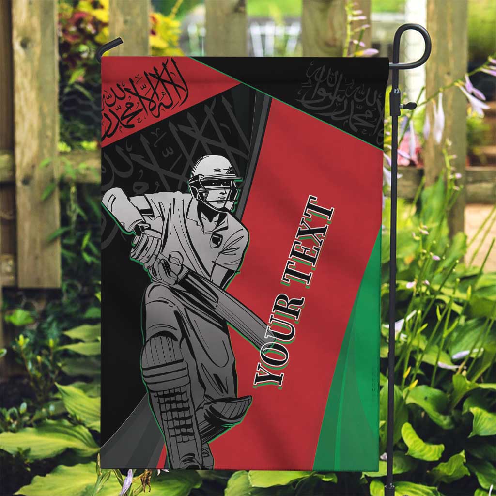 Custom Afghanistan Cricket Garden Flag Sporty Version - Vibe Hoodie Shop