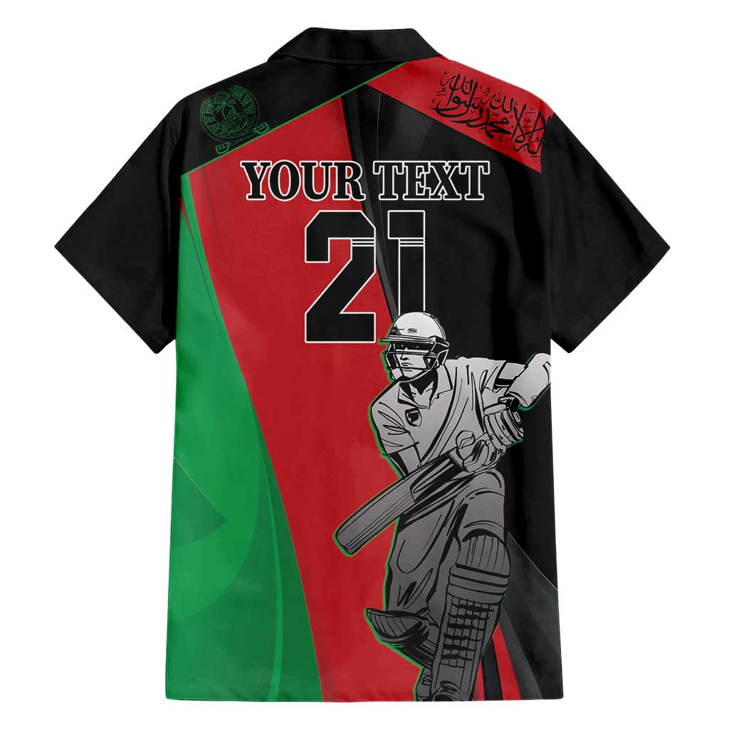 Custom Afghanistan Cricket Hawaiian Shirt Sporty Version - Vibe Hoodie Shop