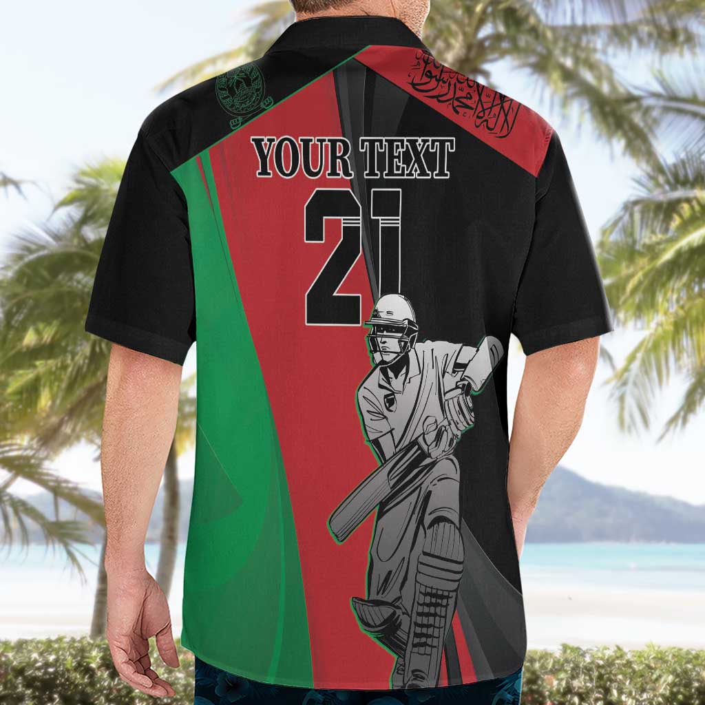 Custom Afghanistan Cricket Hawaiian Shirt Sporty Version - Vibe Hoodie Shop