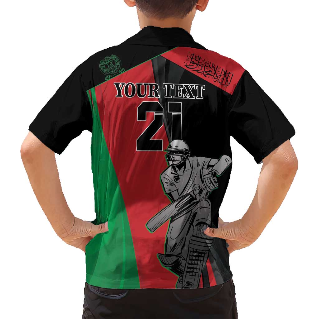 Custom Afghanistan Cricket Hawaiian Shirt Sporty Version - Vibe Hoodie Shop