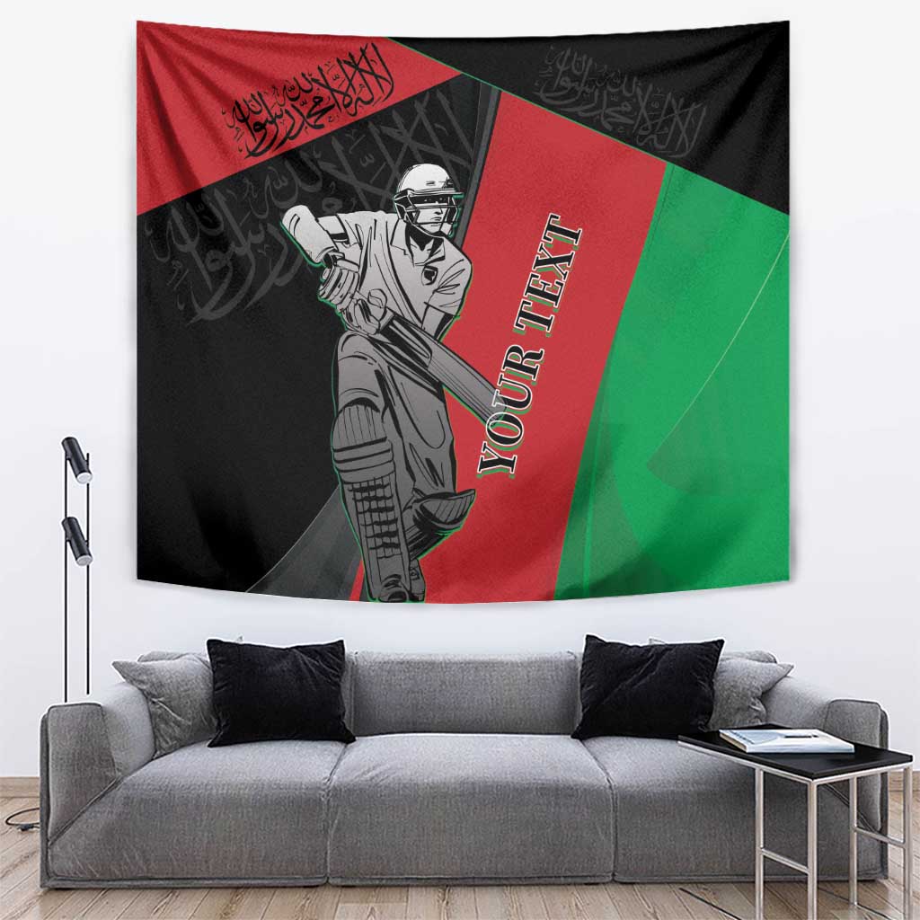 Custom Afghanistan Cricket Tapestry Sporty Version - Vibe Hoodie Shop