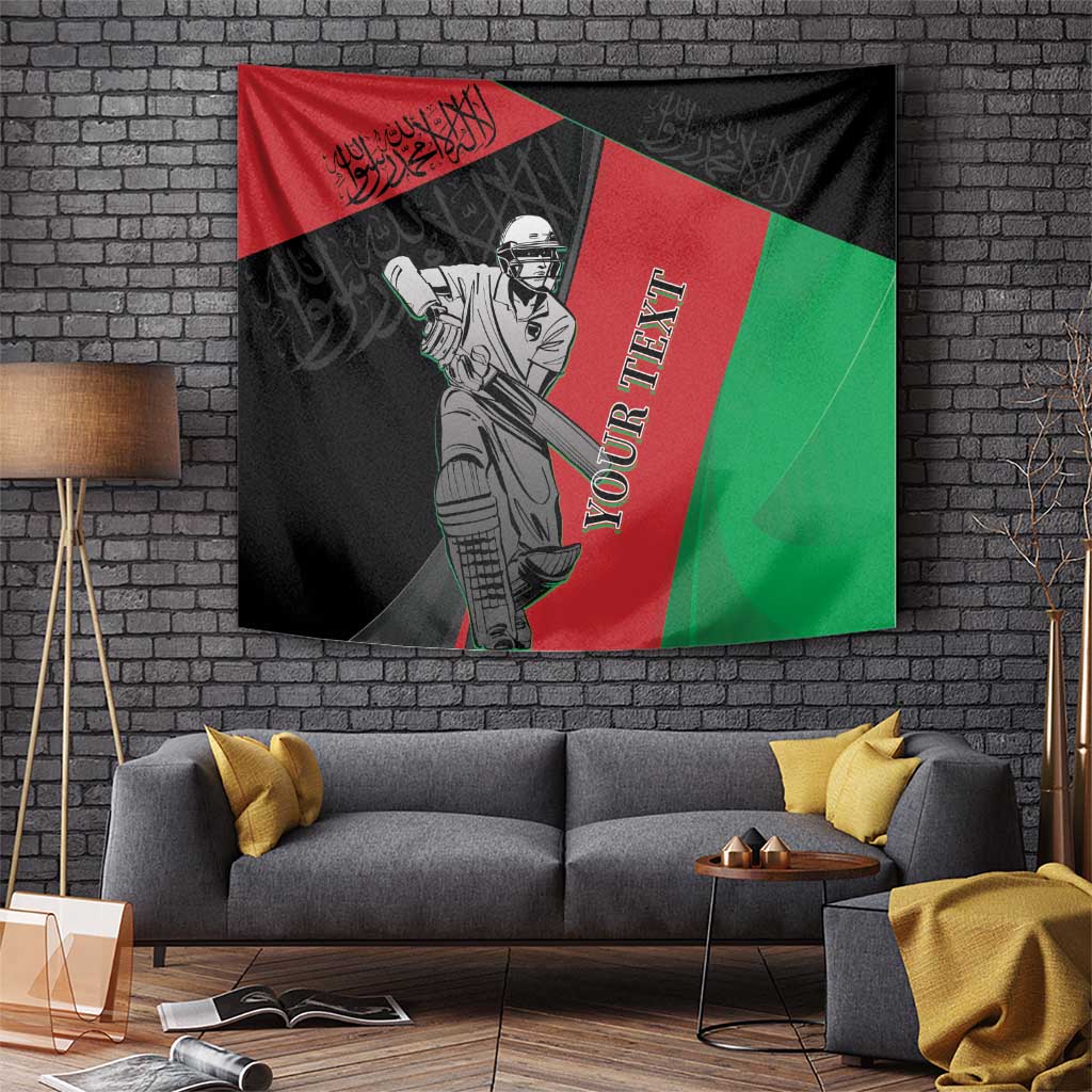 Custom Afghanistan Cricket Tapestry Sporty Version - Vibe Hoodie Shop